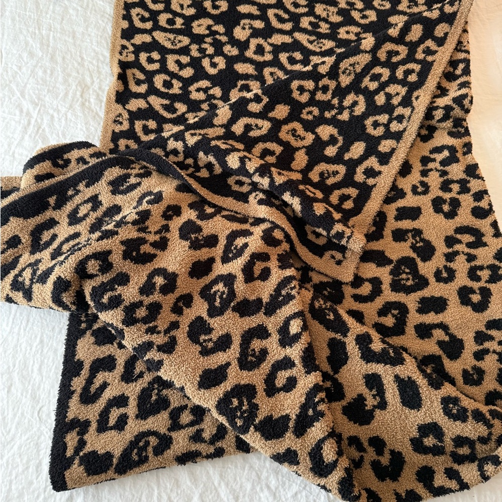 Barefoot Dreams Black and Tan blanket “In The Wild”